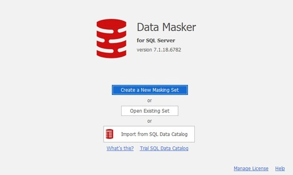 Data Masker for SQL Server软件截图-1