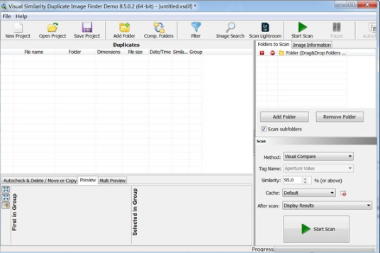Visual Similarity Duplicate Image Finder(重复照片查找器)软件截图-1