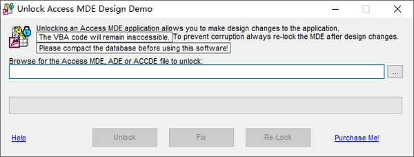 Unlock Access MDE Design软件截图-1