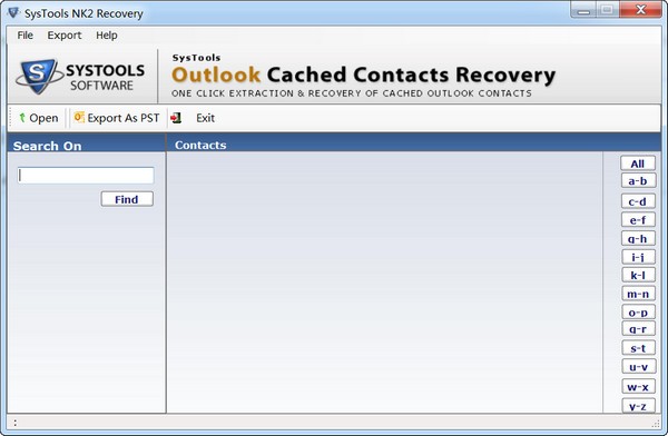 SysTools Outlook Cache Contacts Recovery(邮箱处理工具)