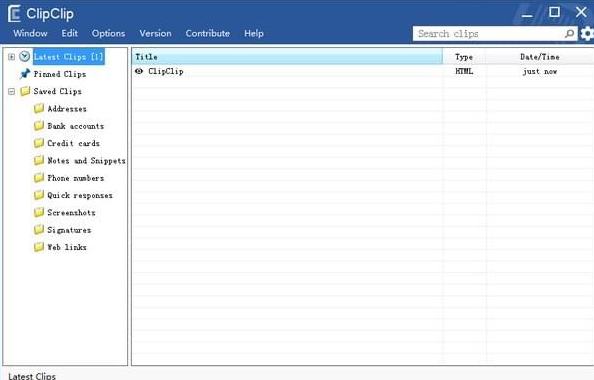 ClipClip(剪贴板管理工具)软件截图-1