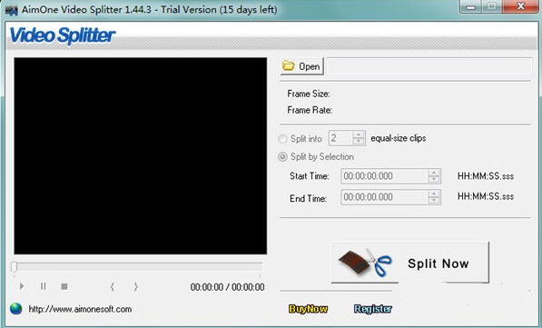 AimOne Video Splitter(视频分割工具)软件截图-1
