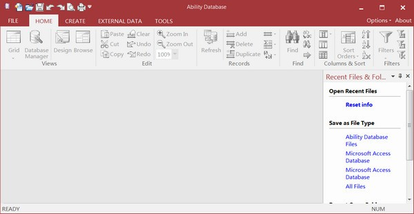 Ability Database(数据库管理工具)软件截图-1