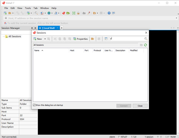xshell7绿色便携版软件截图-1