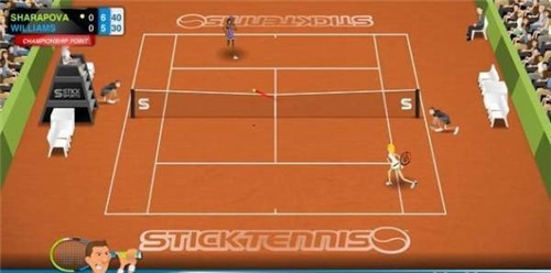 Stick Tennis(网球竞技赛)游戏截图-2