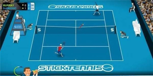 Stick Tennis(网球竞技赛)游戏截图-1