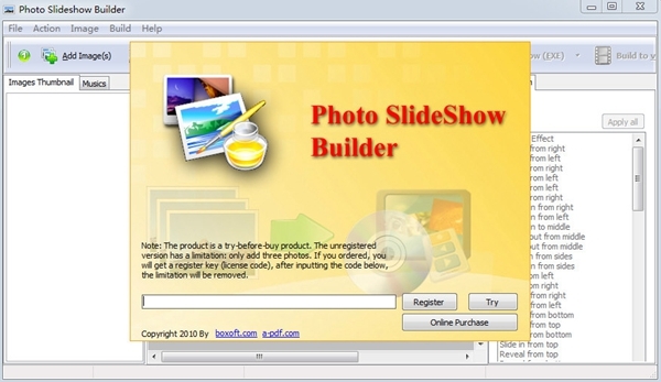 Boxoft Photo SlideShow Builder