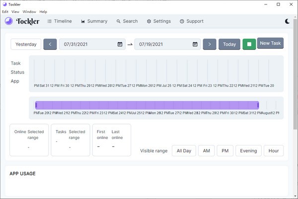 Tockler(电脑程序使用时间记录)下载安装