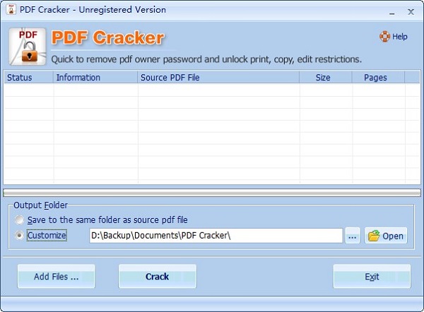 PDFCracker(pdf密码强制解除软件)最新版下载