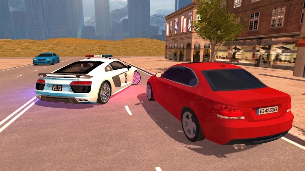 R8 Police Car Driving(R8警察模拟器手机汉化版)游戏截图-2