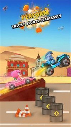Go Kart Racing(卡通卡丁车漂移)游戏截图-2