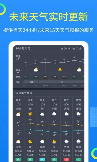 潮汐天气预报app应用截图-1