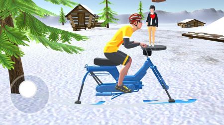 雪地自行车骑行 Snow Bike Ride游戏截图-1