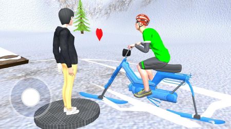 雪地自行车骑行 Snow Bike Ride游戏截图-2