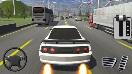交通汽车特技Traffic Car Stunt游戏截图-2