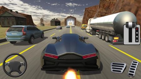 交通汽车特技Traffic Car Stunt游戏截图-3