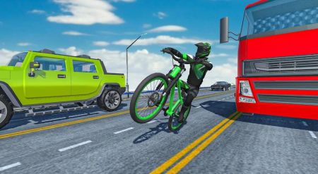 疯狂的交通自行车骑士3DEndless Cycle Race