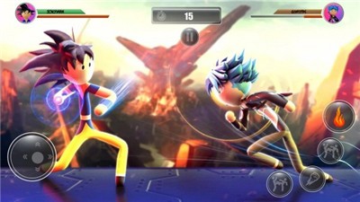 Stickman Dragon Hero Fighter(火柴人龙英雄大作战)游戏截图-1