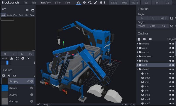 Blockbench(3D建模工具)软件截图-1