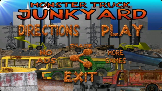 Monster Truck Junkyard(怪物卡车越野)游戏截图-2