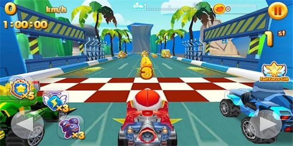 Kart Toon Racer Ultimate Racing Track(卡丁车变形金刚)游戏截图-3