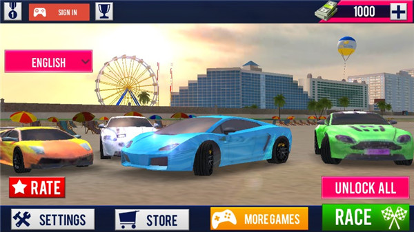 海滩赛车手机版(Deltona Beach Racing: Car Race)游戏截图-2