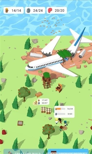 Idle Plane Crash Survival(岛屿建设者)下载
