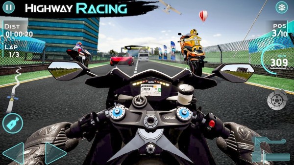Fast Motor Bike Rider 3D(极限摩托车赛车)游戏截图-4