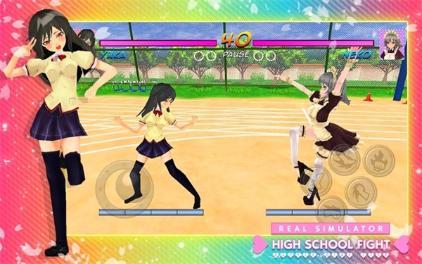 高中女生战斗模拟器游戏截图-3