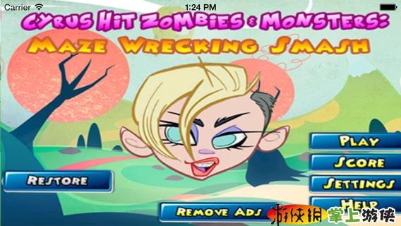 粉碎迷宫 Zombies amp Monsters Hit Maze Wrecking Smash Miley Cyrus Edition游戏截图-1