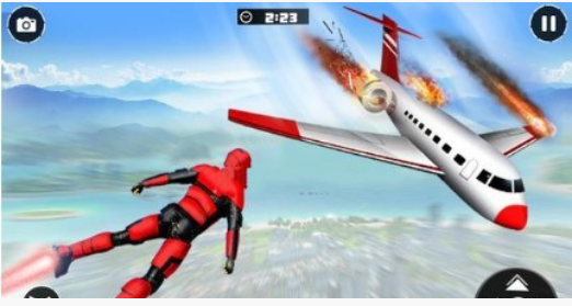 Real Speed Robot Hero Rescue Games(超级英雄生死时速中文版)游戏截图-2