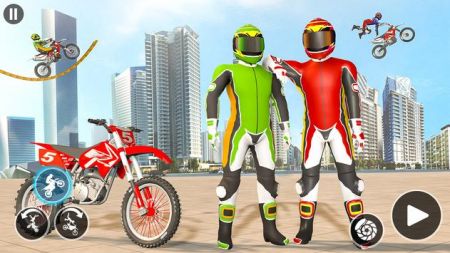 摩托特技游戏Bike Stunt Game游戏截图-2